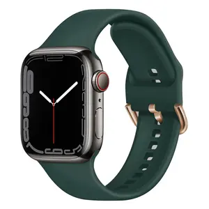 New Arrival Applewatch Luxury Replacement Rubber Strap High Quality Sport Silicone I Watch Band For IWatch Apple Ultra 2 49mm