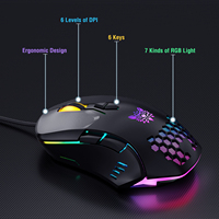 Onikuma G21 + Cw902 RGB rétro-éclairé 104 touches PC clavier souris Gamer Combo jeu clavier et souris Kit ensemble avec souris