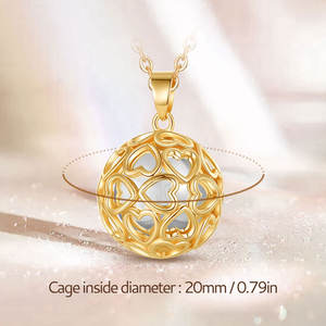 Changda cuivre ange appelant cloche pendentif musique Bola harmonie boule <span class=keywords><strong>collier</strong></span> pour la <span class=keywords><strong>grossesse</strong></span> - Product Image 4