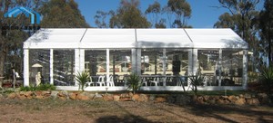 18x30m 18x35m Sauna im Freien Sonnen liege aufblasbare Camping Hoch leistungs zelte für Veranstaltungen klares Party Orangerie Zelt - Product Image 2