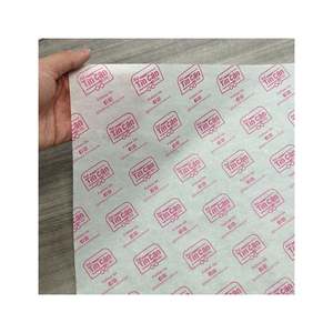 Grade 7 Custom Printed 40g Greaseproof <b>Paper</b> Prevents Oil Penetration for Hamburger Sandwich for Food Use - Product Image 1