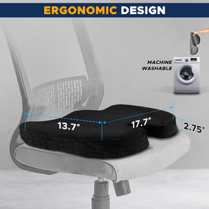 <strong>Best</strong> Selling Ergonomic Gel Cooling Memory Foam <strong>Seat</strong> <strong>Cushion</strong> with Breathable Removable Cover for <strong>Pressure</strong> <strong>Relief</strong> - Product Image 6