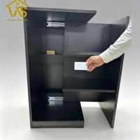 Estantería Moderna de Madera Multifuncional con Compartimentos Ocultos, Mueble de Salón Diseñado para la Seguridad del Dormitorio