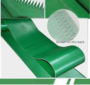 Nakliye için etek atel kılavuz şeritler ile özel kaymaz gıda sınıfı PVC konveyör bant - Product Image 6