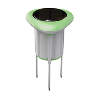 Testeur intelligent de l'humidité du sol avec Wi-Fi et Bluetooth, alimenté par énergie solaire, avec testeur de température, d'humidité et d'EC pour la plantation en jardin