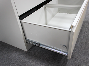 Armoire de classement en métal à 3 tiroirs, large, en acier, pour la maison, lettres A4, casiers de rangement avec serrure à clé - Product Image 5