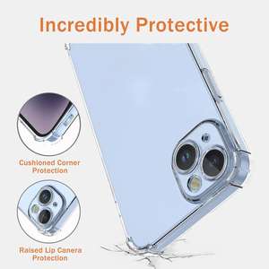 <span class=keywords><strong>Coque</strong></span> de téléphone en TPU souple antichoc pour Xiaomi Redmi 13 4G 5G A3 A3x K70 Ultra Note 13 4G Global Note 13R Housse transparente - Product Image 6