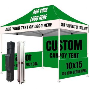 Tente pliable sur mesure pour l'extérieur, en tissu Oxford imperméable, résistante aux UV, ignifuge, avec structure en aluminium, installation facile - Product Image 1