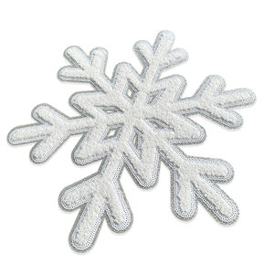 シェニールスパンコール刺繍アイロン接着カスタムグリッターパッチ、バッグ転写プリント衣料品アクセサリー用 - Product Image 1