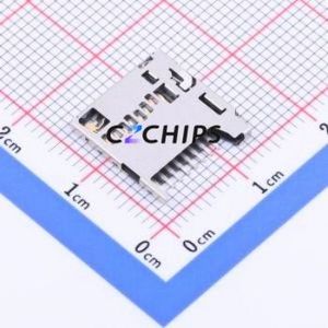 XKTF-1151-2 SD Card / Memory Card Connector SMD Connector Self-Return Type MicroSD Card (TF Card) Card Holder 1.28mm - Product Image 1