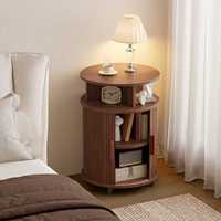 Table de chevet coulissante en gros, compatible dropshipping, table de chevet avec porte coulissante, table d'appoint pour chambre à coucher