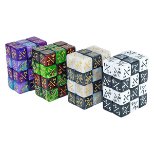 12 pièces jeton dés compteurs marbre Cube D6 dés pour <span class=keywords><strong>fidélité</strong></span> CCG MTG créature Stats <span class=keywords><strong>carte</strong></span> accessoires <span class=keywords><strong>de</strong></span> jeu - Product Image 3