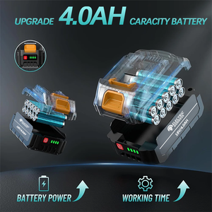 For for 18V Battery DIY Industrial Grade <b>Power</b> <b>Tool</b> Low Noise 5/6/8 Inch Fan 3-Year Warranty Multiple Uses DFS004 Fan D - Product Image 5