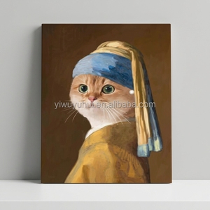 Pintura por Números de Gatos Modernos y <span class=keywords><strong>Famosos</strong></span> en 18 Colores, Pintura Acrílica Digital al Óleo <span class=keywords><strong>para</strong></span> Decoración del Hogar - Product Image 3
