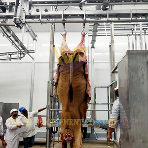 牛・七面鳥屠殺場機械一式、完全屠殺ライン、牛ハラール屠殺場プラント、牛肉精肉機械設備 - Product Image 4
