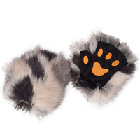 Offre Spéciale : Kit de Cosplay Renard Artificiel – Bandeau, Queue, Pattes en Peluche, Gants et Crocs d'Animaux pour Halloween et Fêtes Costumées