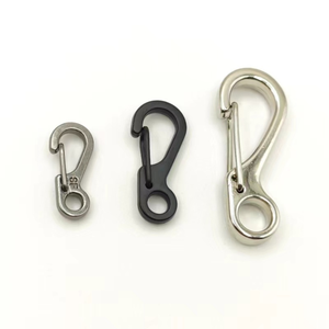 ห่วงคาราบิเนอร์ขนาดเล็ก SF ขนาด45มม. คาราไบเนอร์แบบมีตะขอสปริงขนาดเล็กสำหรับกระเป๋าเป้สะพายหลังขวดพวงกุญแจ - Product Image 1