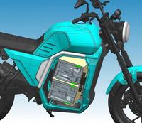 Moto électrique de style rétro à technologie de pointe, 4000W 72V 60Ah Lithium-Ion, éclairage LED pour motos tout-terrain sportives