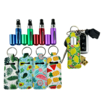 Tempat Parfum Neoprene Baru Tiba, Tempat Chapstick, Tempat Lip Gloss, Gantungan Kunci, Tempat Botol Dispenser Parfum