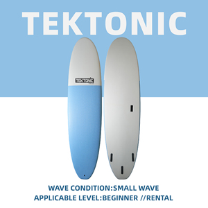 Vente en gros d'usine OEM de planches de surf |   Planche de surf 8'0" 92L en fibre de verre souple, entièrement en EPS, époxy, sous vide, pour débutant, à louer, noyau en EPS + bambou intégral - Product Image 3