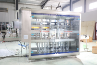Machine de remplissage à piston à servomoteur haute précision pour cosmétiques, shampoings, gels douche, confitures, ligne de mise en bouteille et de bouchage