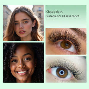 Yelix C/CC/D Extensions de cils 3D W à espacement réduit 0.07 0.10, plateaux de cils étroits, marque privée, vente en gros - Product Image 4