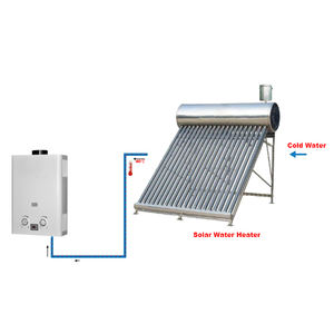Chauffe-eau au gaz GPL avec système de secours solaire, chauffe-eau instantané au propane - Product Image 2