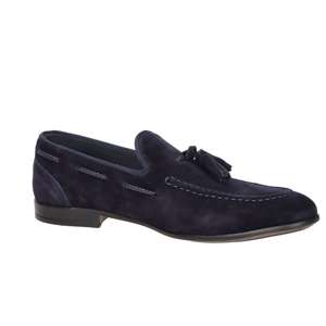 Mocasines de Ante Azul para Hombre Gino Tagli, Talla 44, Tacón de 2 cm - Product Image 2