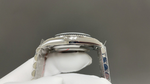 Người Đàn Ông Của Tự Động Cơ Khí Chronograph Đồng Hồ Sapphire Tinh Thể Thủy Tinh 904L Thép Không Gỉ Trường Hợp Con Trỏ Kinh Doanh Đồng Hồ Vương Miện - Product Image 5