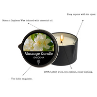 Diffuseur d'huiles essentielles sans eau en bois écologique tendance 2026, 2 oz, emballage de présentation, pot en métal Gardenia, huile de massage, bougie