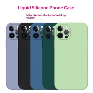 Funda <span class=keywords><strong>de</strong></span> Silicona Líquida Tengyan Personalizable, Minimalista, <span class=keywords><strong>de</strong></span> Color Sólido, Suave y Resistente a Impactos para X XR 11 12 13 <span class=keywords><strong>14</strong></span> 15 16 Max - Product Image 2
