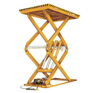 Customized Heavy Stationary Fixed 3tons Hydraulic Electric Scissor Car Lift <strong>Work</strong> <strong>Platform</strong> Transport Elevator Table Price on Sale - Product Image 3