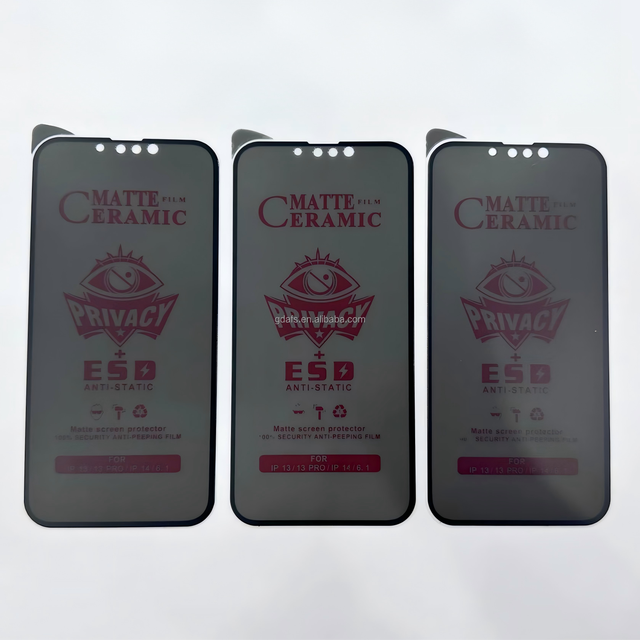 AFS HD Soft Matte ESD Privacy Flexible Ceramic 2.5D Anti-Scratch Screen Protector for 18 17 16 15 14 13 12 XS Pro Max