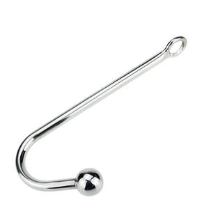 Gancho Anal BDSM con Bola, Fetiche de Acero Inoxidable, Juguete Sexual de Restricción y Bondage - Product Image 1