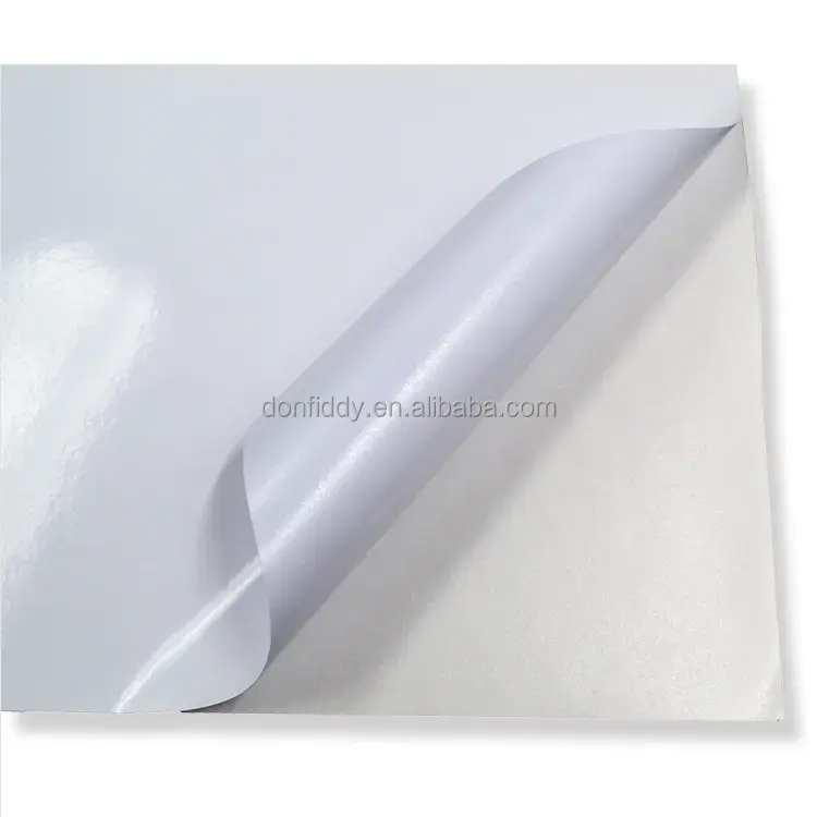 A4 size self adhesive sticker paper self-adhesive glossy white PP film a4 sticker paper