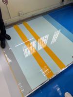 Peinture époxy pour sol à base d'eau écologique, prix de gros, bon durcisseur, longue durée de vie, application par pulvérisation, marque Dongsheng
