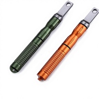 Allume-feu compact, grattoir, marteau, tige en ferrocerium fileté remplaçable, aluminium, ferrocerium, kit de survie d'urgence EDC