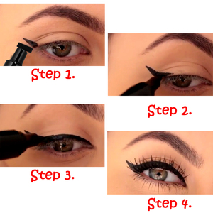 แต่งหน้าขายส่ง Handaiyan กันน้ำ Smudge Proof Black Eye Liner Liquid ดินสออายไลเนอร์ - Product Image 6