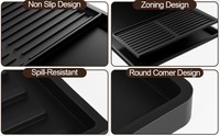 Tapis en silicone carré épais Kelutd, antidérapant, isolant thermique, plateau à café, égouttoir, coussin de cuisinière, utilisation domestique, dessous de plat, tapis de table