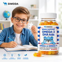 Gummies Omega-3 DHA pour le soutien cérébral des enfants avec Omega 6 & 9 - Mémoire et développement cognitif