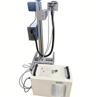 Codeur laser industriel volant, machine de marquage laser en ligne pour l'impression de codes de lots, numéros de série et dates sur les emballages