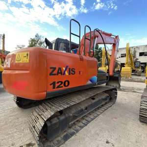 Mini-excavatrice sur chenilles Hitachi ZAXIS120 d'occasion, 90% neuve, moteur Isuzu, modèle 2023, 12 tonnes, godet de 0,52 m, prix bas, en stock - Product Image 6