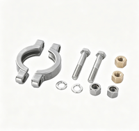 Ensemble de pinces de précision en acier inoxydable, raccord rapide, extrémité de soudage rapide, personnalisable OEM pour fixation de boucle à bride de mandrin