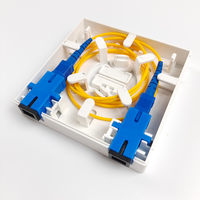Boîtier de terminaison fibre optique FTTH type 86 à 2 cœurs, en ABS, à montage mural, pour réseaux FTTB FTTX – Approvisionnement direct usine