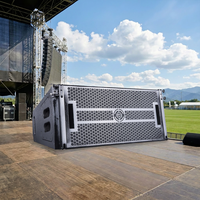 Haut-parleur Line Array externe à trois voies de performance professionnelle de grande envergure, série LS3 MRL, avec aimant néodyme, 8 Ohm 250W, enceinte en bois LF