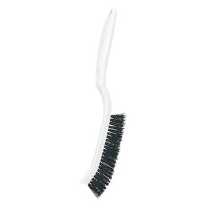 Multi Functional Stiff Bristled Crevice Cleaning Brush White Nylon Plastic Household Cleaning Tool For Toilets Bathrooms Kitchen - Product Image 2
