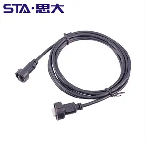 Connecteur USB 3.0 IP67 femelle à mâle prise extérieure étanche norme industrielle usb avec câbles 1M 30cm 50cm 1.5M