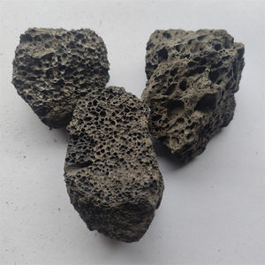 Paisaje de pavimentación de <span class=keywords><strong>piedra</strong></span> pómez negra de alta calidad 3-5 cm <span class=keywords><strong>Precio</strong></span> de <span class=keywords><strong>piedra</strong></span> de lava de roca volcánica Natural negra - Product Image 5