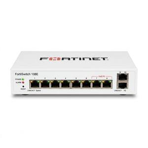 FortiSwitch-<span class=keywords><strong>108E</strong></span>-POE <span class=keywords><strong>FS</strong></span>-<span class=keywords><strong>108E</strong></span>-POE Contrôleur de commutateur FortiGate de couche 2 compatible avec les commutateurs PoE+ - Product Image 1