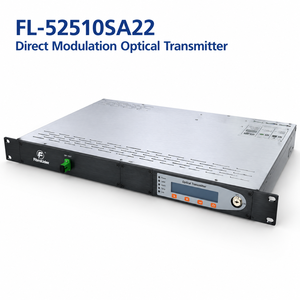 เครื่องส่งสัญญาณออปติคอลแบบปรับค่าได้โดยตรง CATV 1550nm 10dBm ขนาด 19 นิ้ว สำหรับติดตั้งบนแร็ค SC/APC RF เครื่องส่งสัญญาณใยแก้วนำแสง - Product Image 1